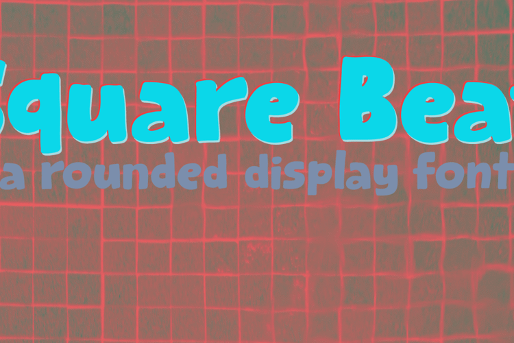 Square Beat Font website image