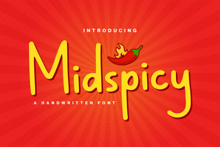 Midspicy Font website image