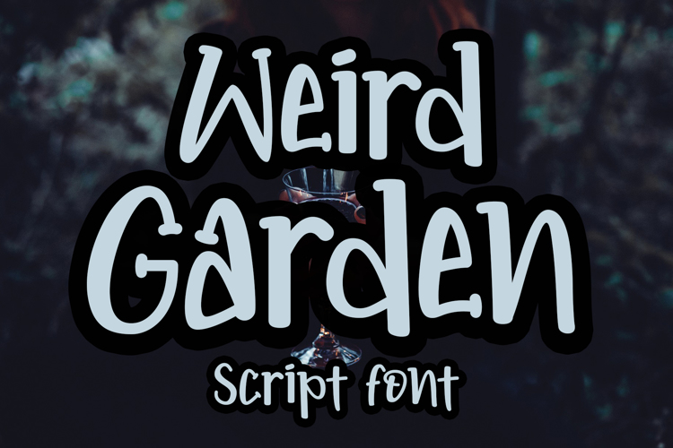 Weird Garden – Font website image