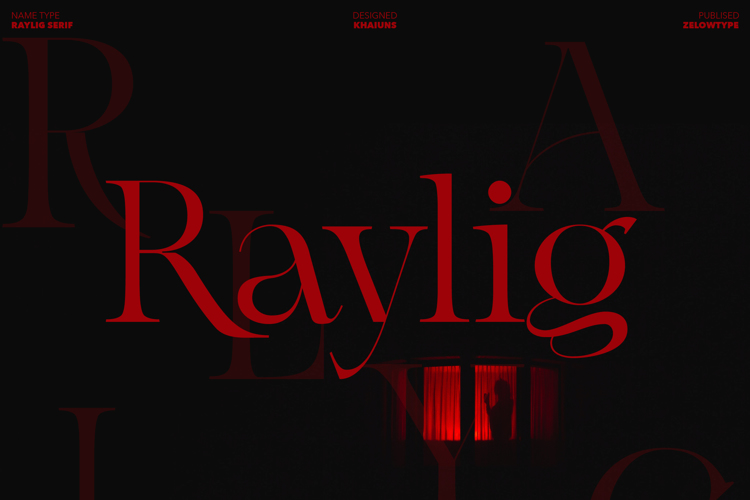 Raylig Classic Serif Font website image