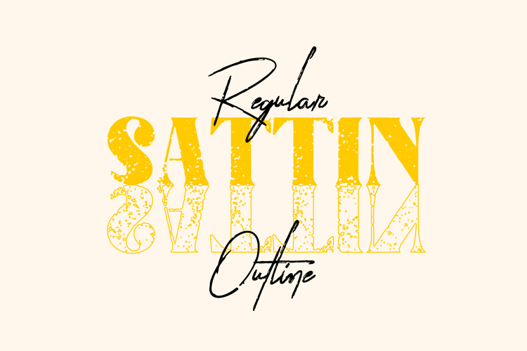 Sattin Font website image