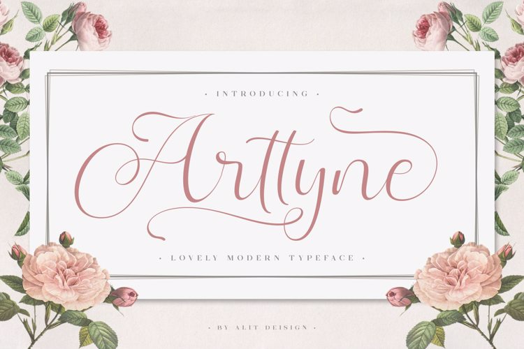 Arttyne Font website image