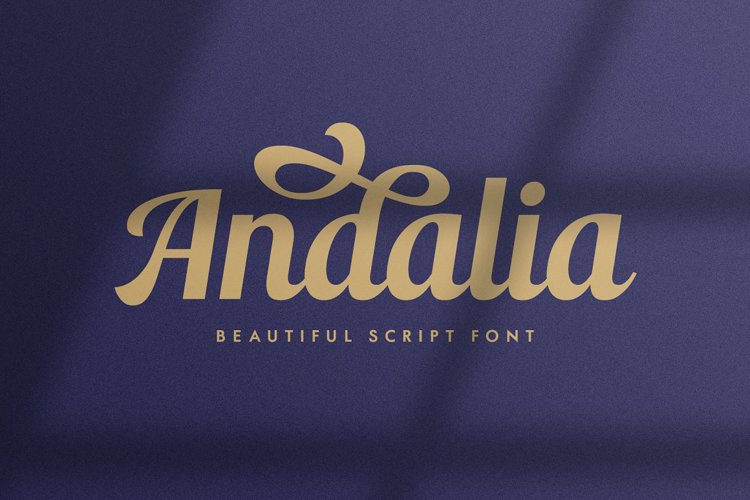 Andalia Font website image