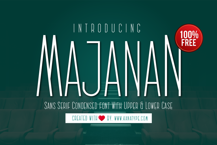 Majanan Font website image