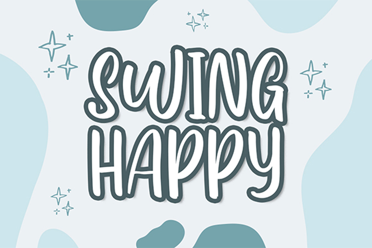 Swing Happy Font website image