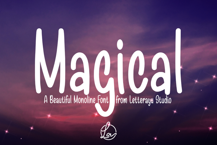 Magical Font website image