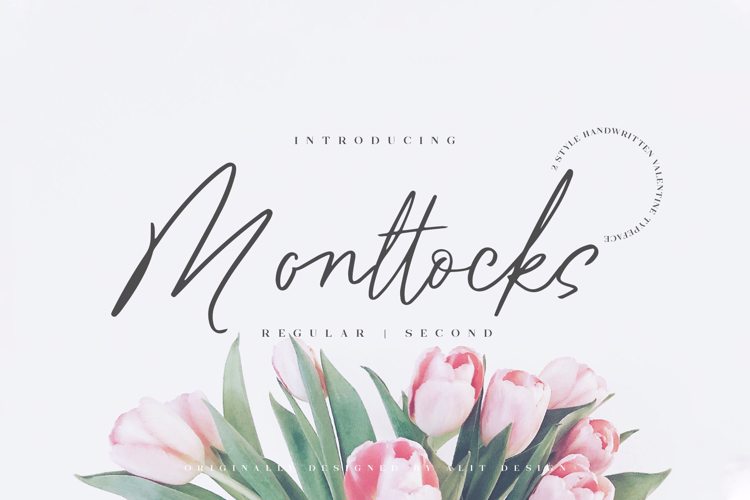 Monttocks Font website image