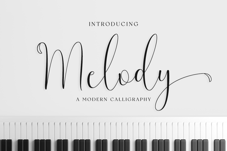 Melody Font website image