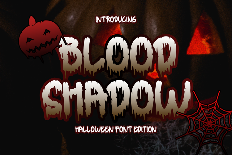 Blood Shadow Font website image