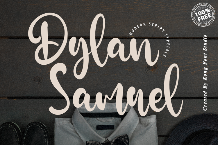 Dylan Samuel Font website image