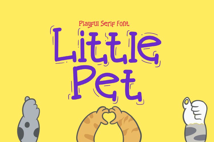 Little Pet Font website image