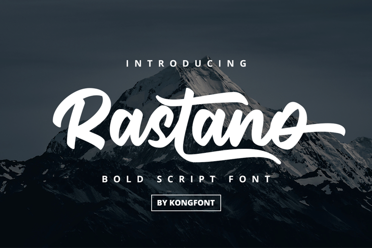 Rastano Font website image