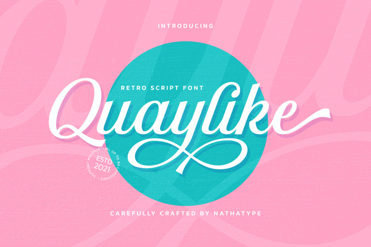 Quaylike Font website image