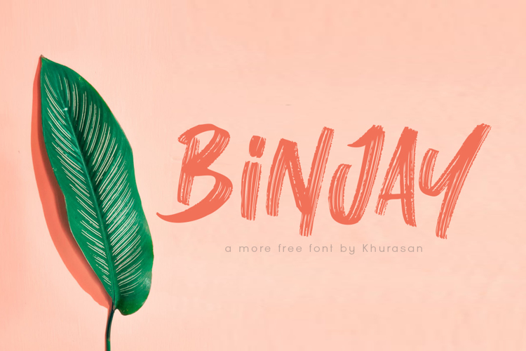 Binjay Font website image