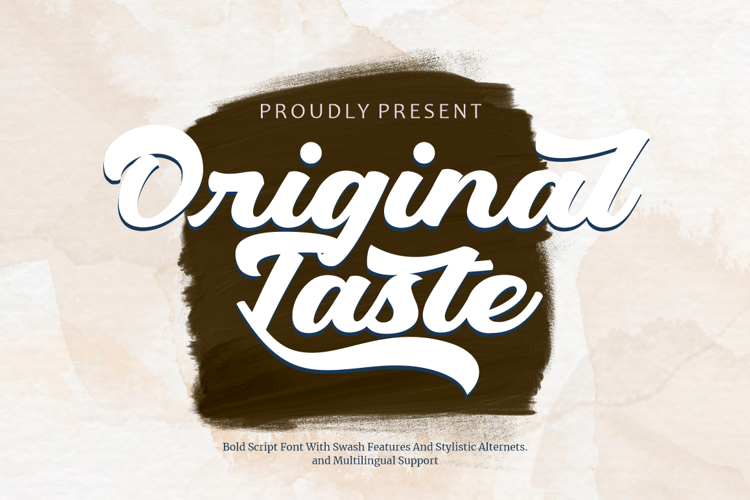 Original Taste Font website image
