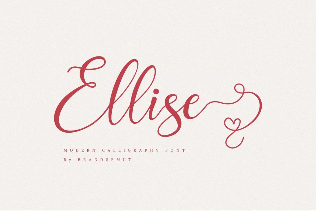 Ellise Font website image