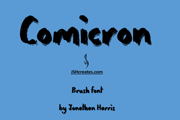 Comicron Font website image