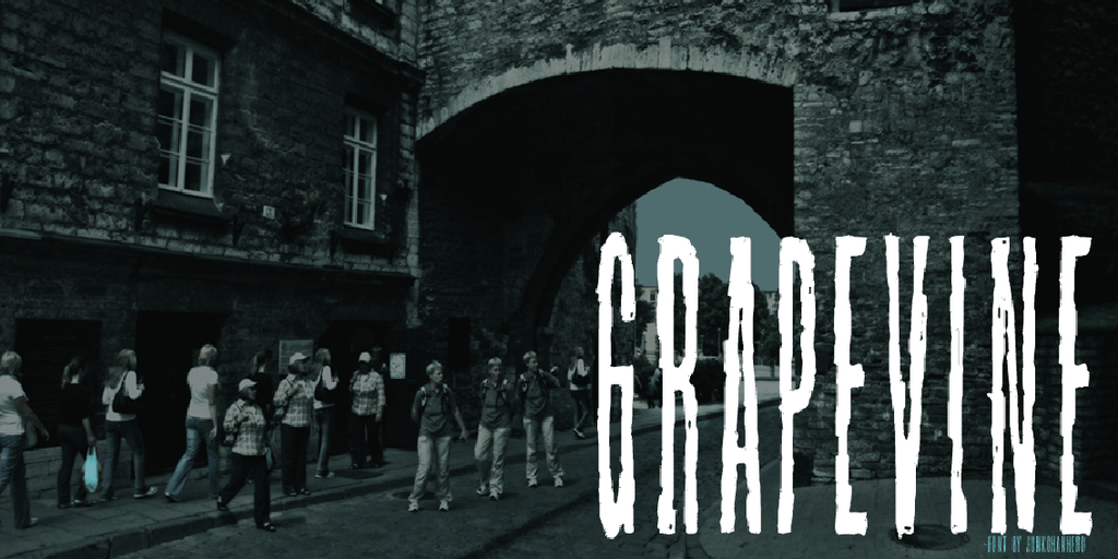 Grapevine Font website image