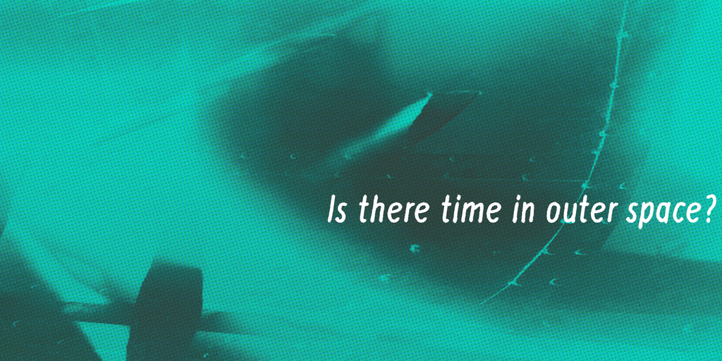 Is there time in outer space? Font website image