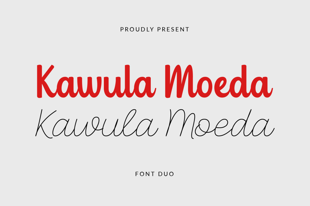 Kawula Moeda Font website image