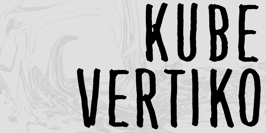 Kube Vertiko Font website image