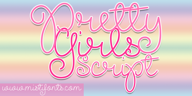 Pretty Girls Script Demo Font website image