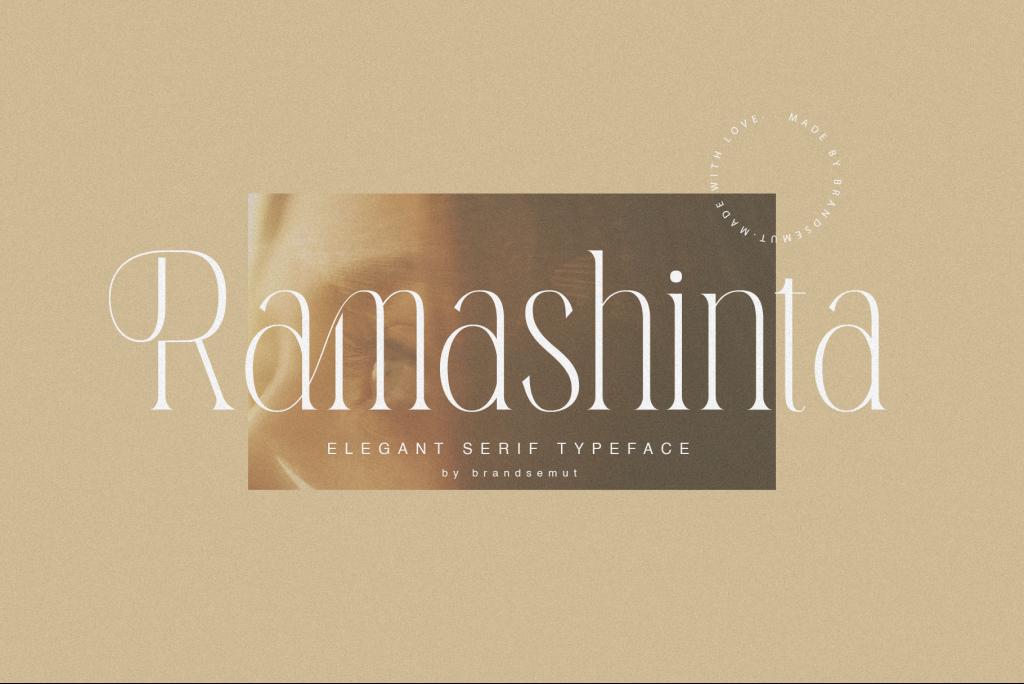 Ramashinta Font website image