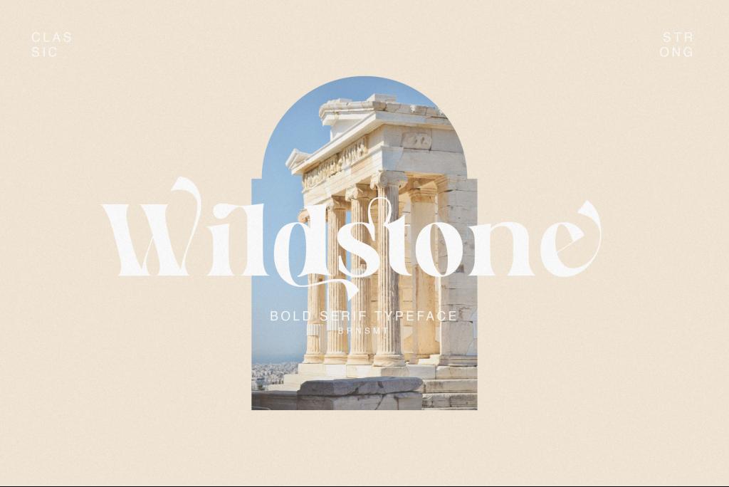 Wildstone Font website image
