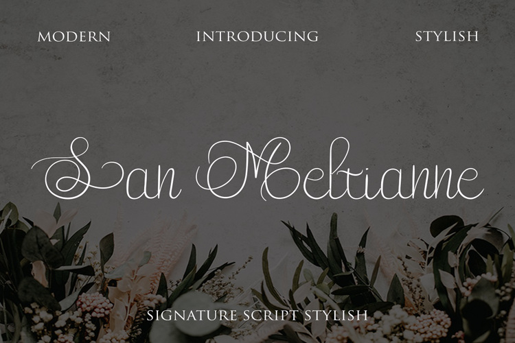 San Meltianne Font website image