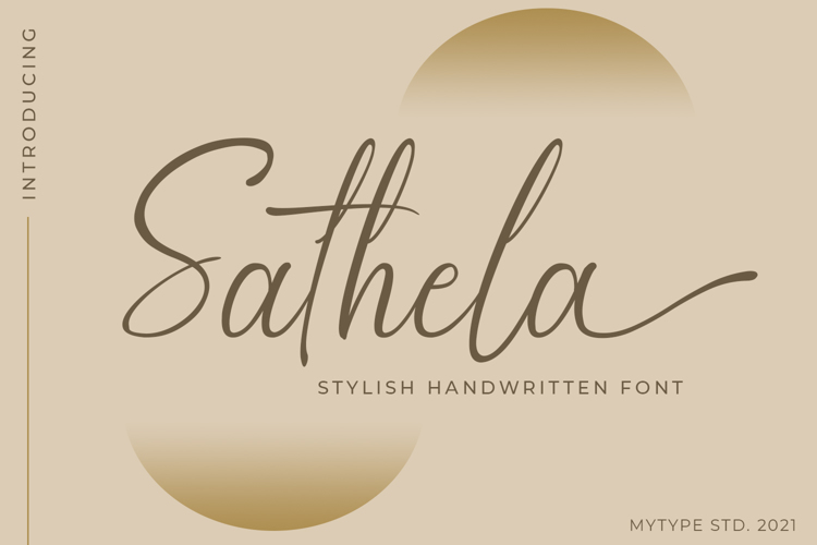 Sathela Font website image