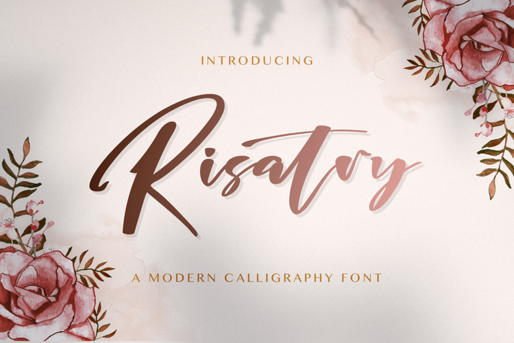 RISATRY Font website image