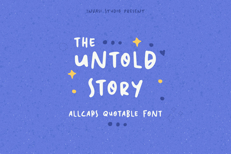 Untold Story Font website image