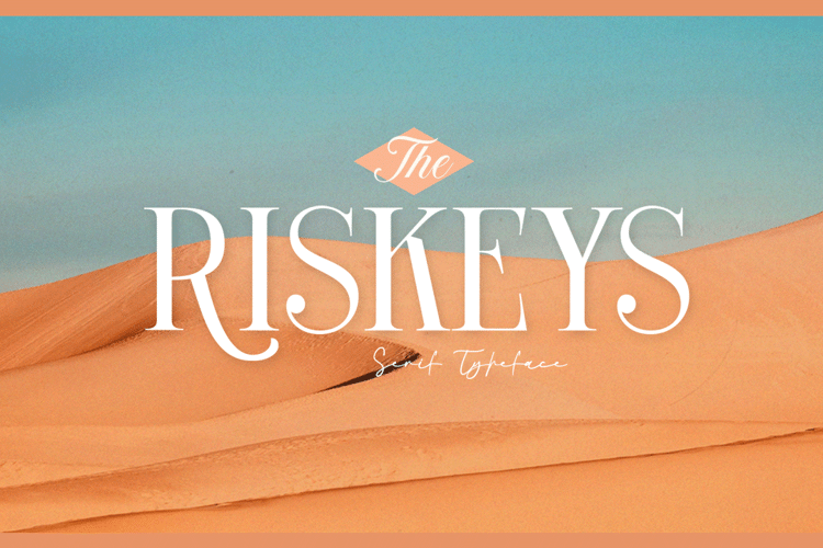 The Riskeys Font website image
