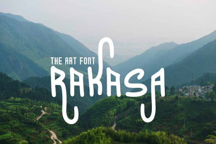 Rakasa Font website image