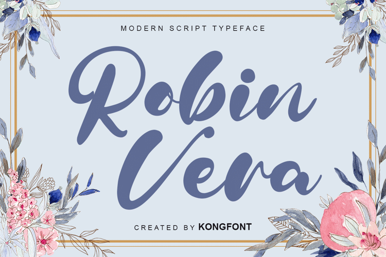 Robin Vera Font website image