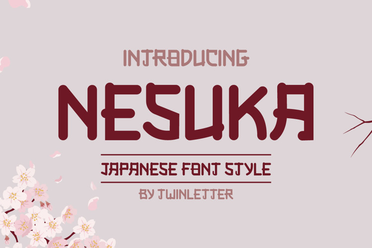 NESUKA Font website image
