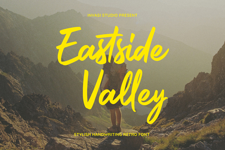 Eastside Valley Font website image