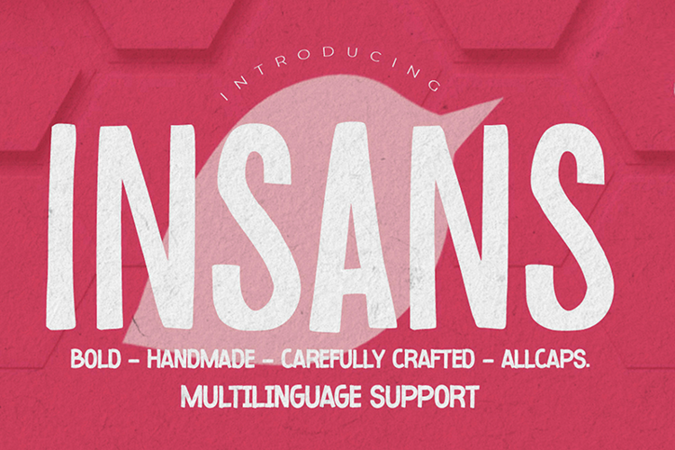 Insans Font website image