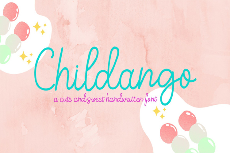 Childango Font website image