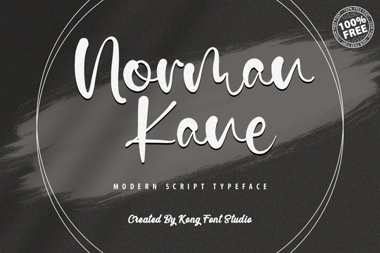 Norman Kane Font website image