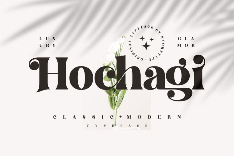 Hochagi Font website image