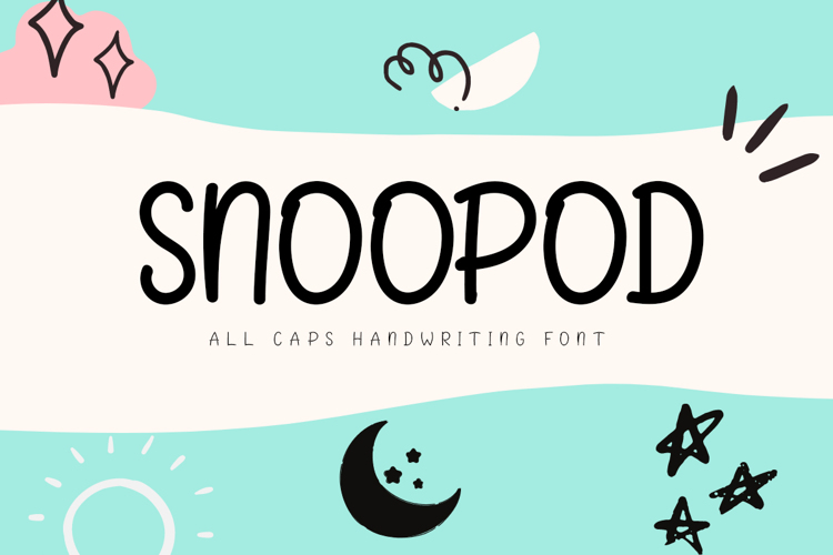 SNOOPOD Font website image