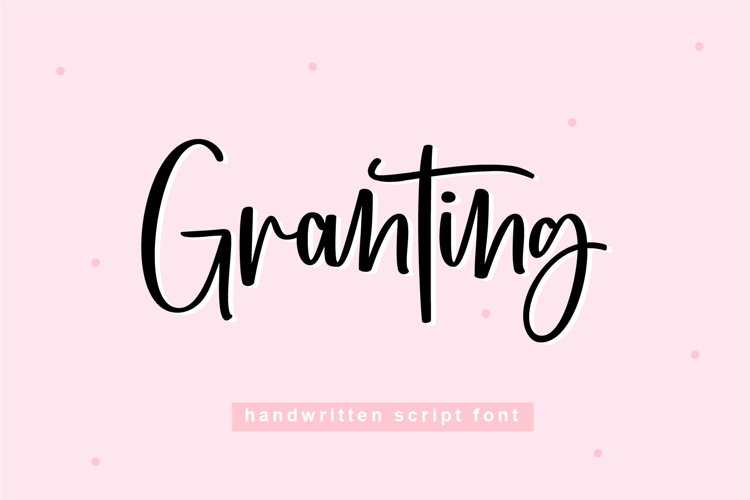 Granting Font website image