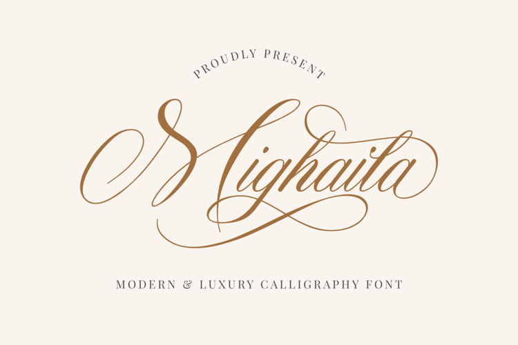 Mighaila Font website image