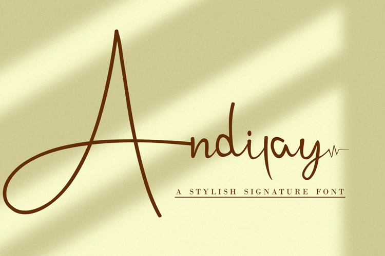 Andilay Font website image