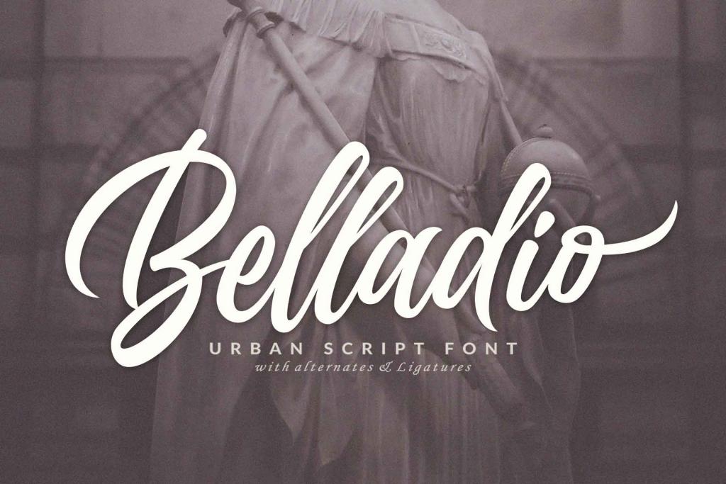 Belladio Font website image