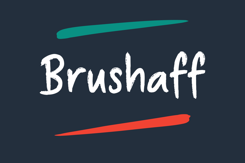 Brushaff Font website image