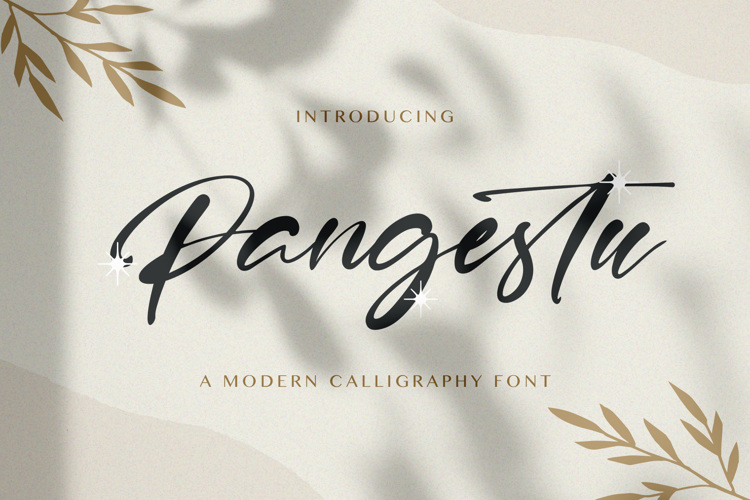 PANGESTU Font website image