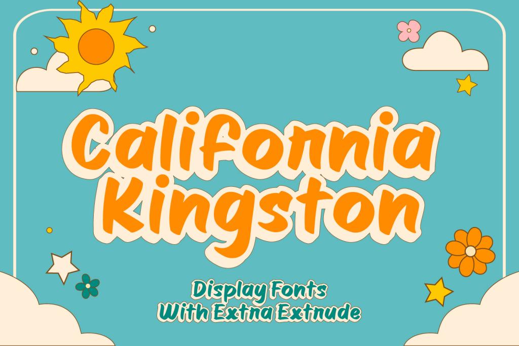 California Kingston Font website image