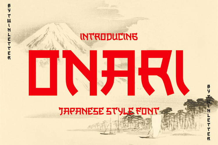 ONARI Font website image